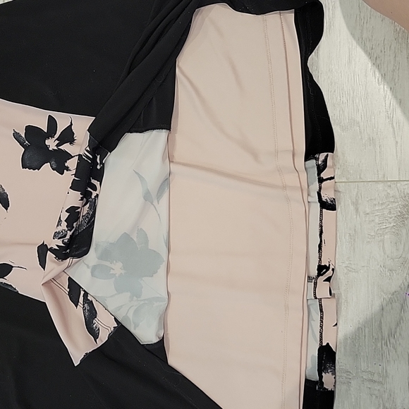 Ivanka Trump Dusty Rose & Black Summer Dress XL - Picture 7 of 9